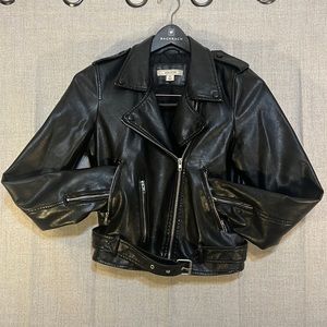 Adam Levine faux leather jacket